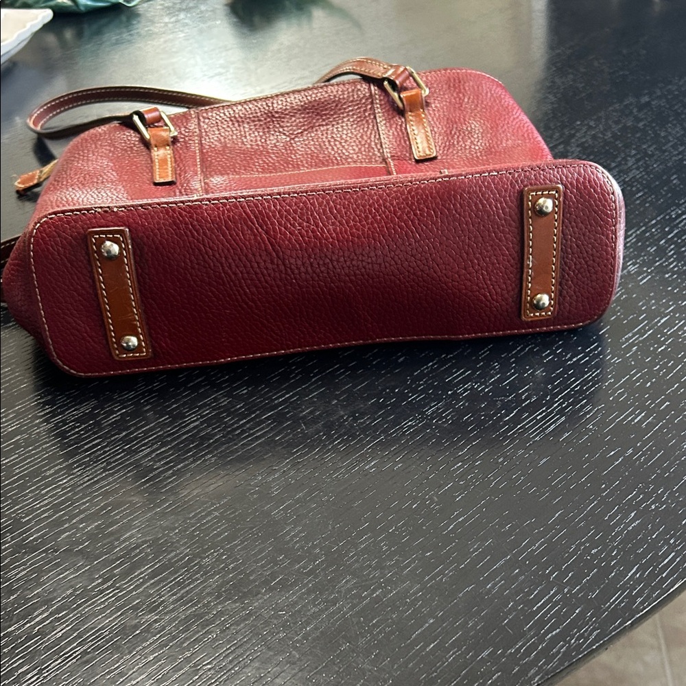 Dooney & Bourke Deep Red Tote - Picture 11 of 14